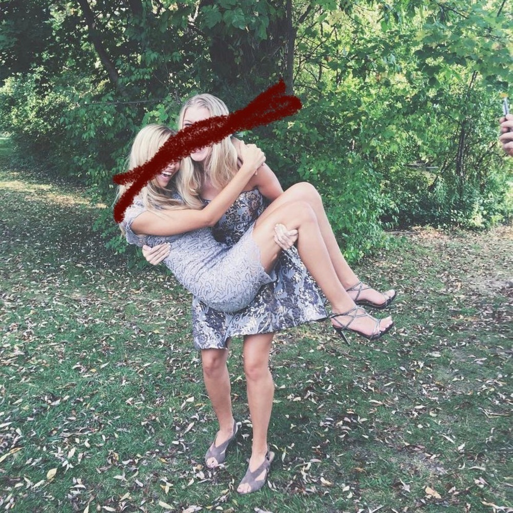 Silver shimmery cocktail dress